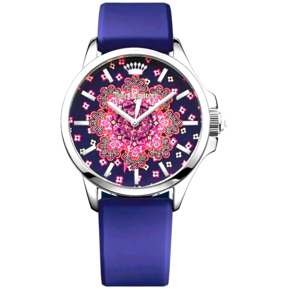 Juicy Couture Women`s Jetsetter Blue Dial Purple S